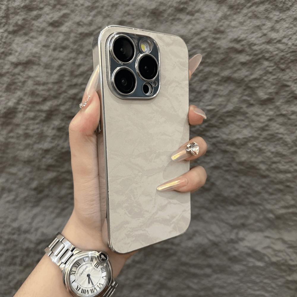 Чехол с узором «Снежная гора Аврора» для iPhone 17 Air 16 15 14 13 12 Pro Max 11 17Pro Покрытие Броня Защитное стекло для камеры Capa Funda