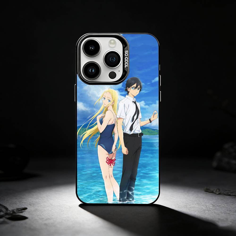 Летняя кейс-чехол с рендерингом для iPhone 17,16,15,14,13,12,11 Plus,Pro Max,XS,Цветной серебристый чехол для телефона