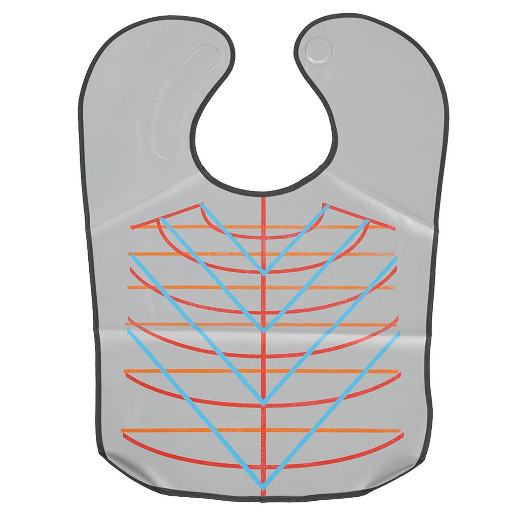 Профессиональная водонепроницаемая парикмахерская накидка для укладки волос, платье для стрижки волос(серый)