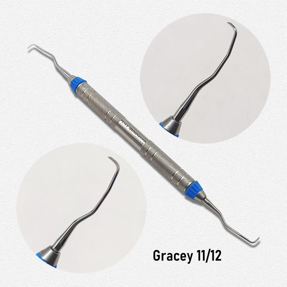 1 шт. Высококачественные стоматологические кюретки Грейси Пародонтальный скейлер Нержавеющая сталь Пародонтальные костные кюретки Перио