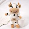 Plushie Milk Cow Plush Keyring Soft Animal Stuffed Doll Keychain  Student Gift
