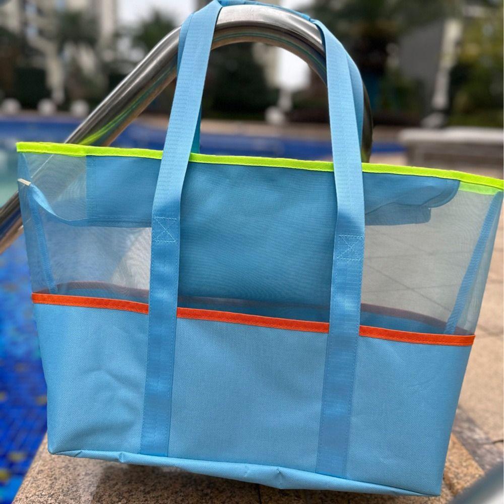 Large Capacity Toiletry Organizer Storage Bag Portable Swimming Handbag Outdoor
