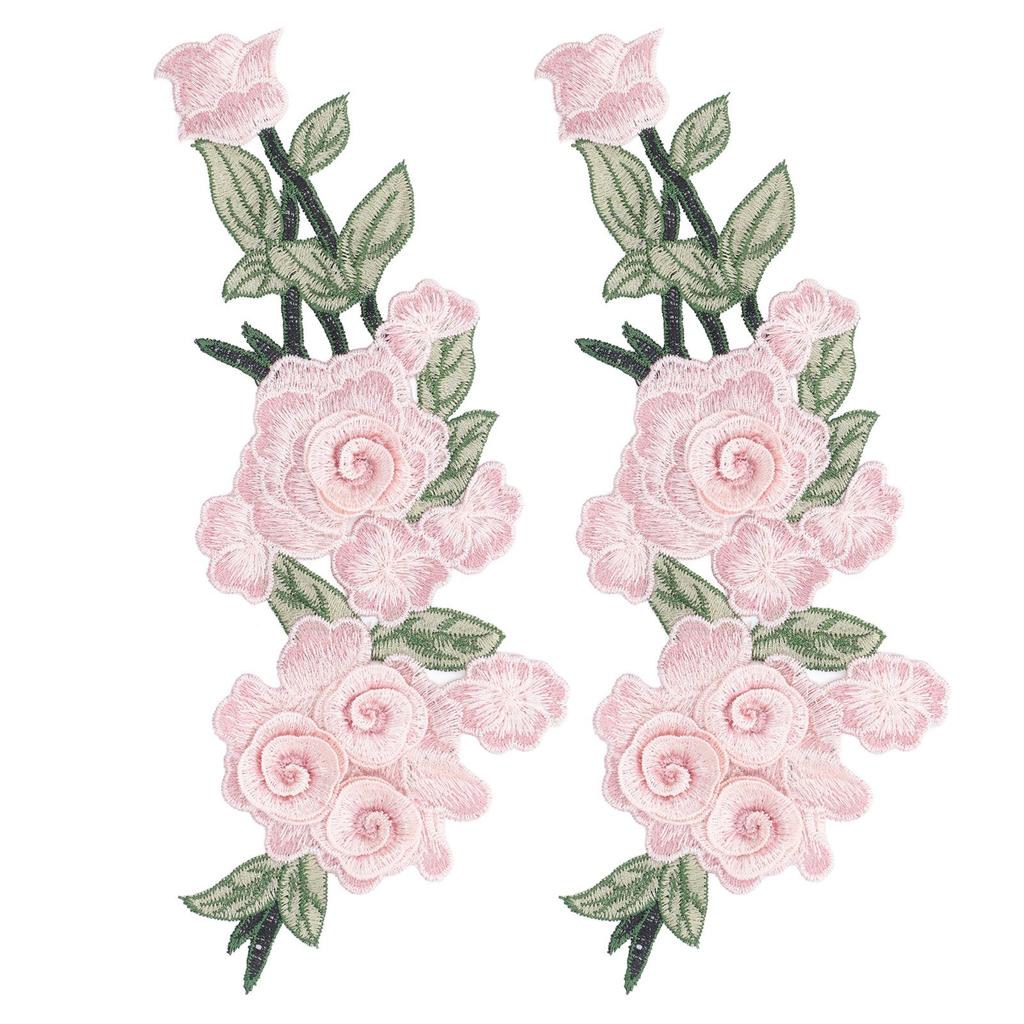 Вышитая нашивка пришивная цветок хлопок экологичный уникальный DIY аксессуары для одежды для жилетов шляп