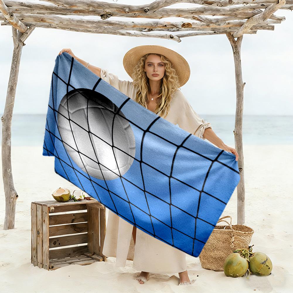 Marathon Together Beach Towel Super Soft Microfiber Quickdry Fabric Comfortable Lightweight