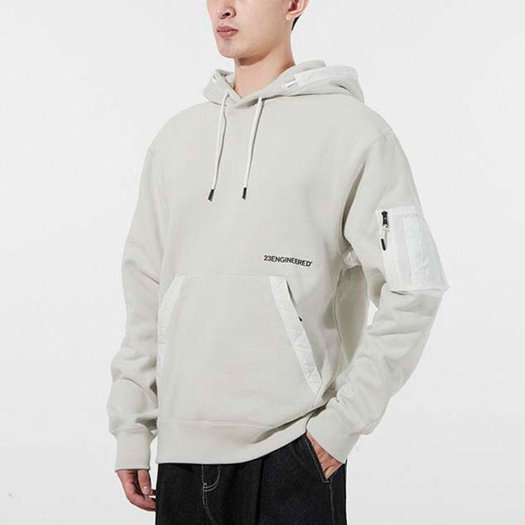 Jordan 23 Engineered Pullover Hoodie Мужские топы Серый DM7861-072