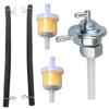 Car Fuel Pump Vacuum Petcock With Oil Filter Repair Fit For Gy6 50Cc 125Cc 150Cc
