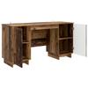 Vintage Wood Desk Engineered Wood 142.5 x 50 x 75 cm