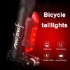 USB Bicycle Light Rechargeable Charging Warning Lamp Road Bike Taillights Mountain Bike Night Riding Safety Equipment Taillights