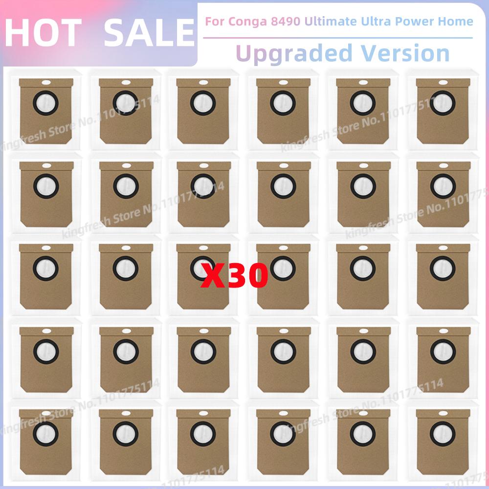 Подходит для ( Cecotec Conga 8490 Ultimate Ultra Power Home ) Запчасти для пылесоса Основная щетка Боковая щетка HEPA-фильтр Ткань для швабры Пылесборник