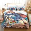 Legend of Heroes Bedding Set Duvet Cover Bed Set Quilt Cover Pillowcase Comforter King Queen Size Boys Adult Bedding Set A