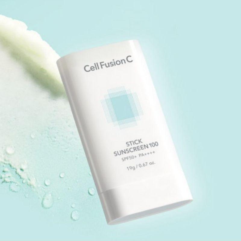 Cell Fusion C Stick Sunscreen 100 SPF50+ PA++++ 19g – Portable UV Protection Sun Stick for Face & Body