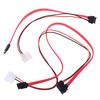 7 + 6 Pin Slimline Sata Cable For Slim Laptop Sata Dvd Cd-Rw Adapter Cable