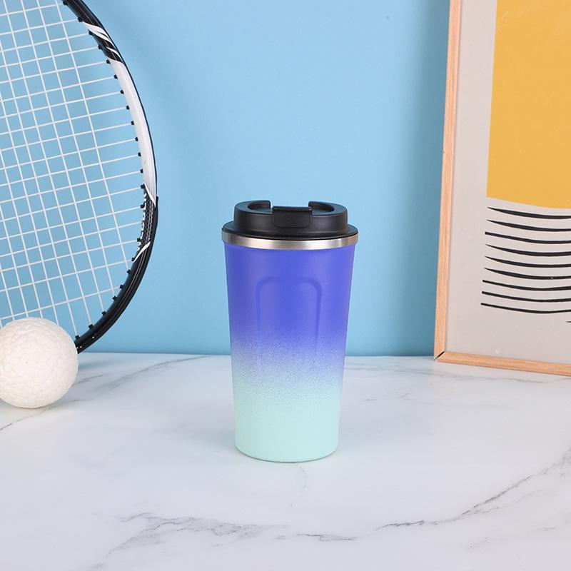 Портативная термокружка для кофе из нержавеющей стали 304 для использования на улице и в автомобиле