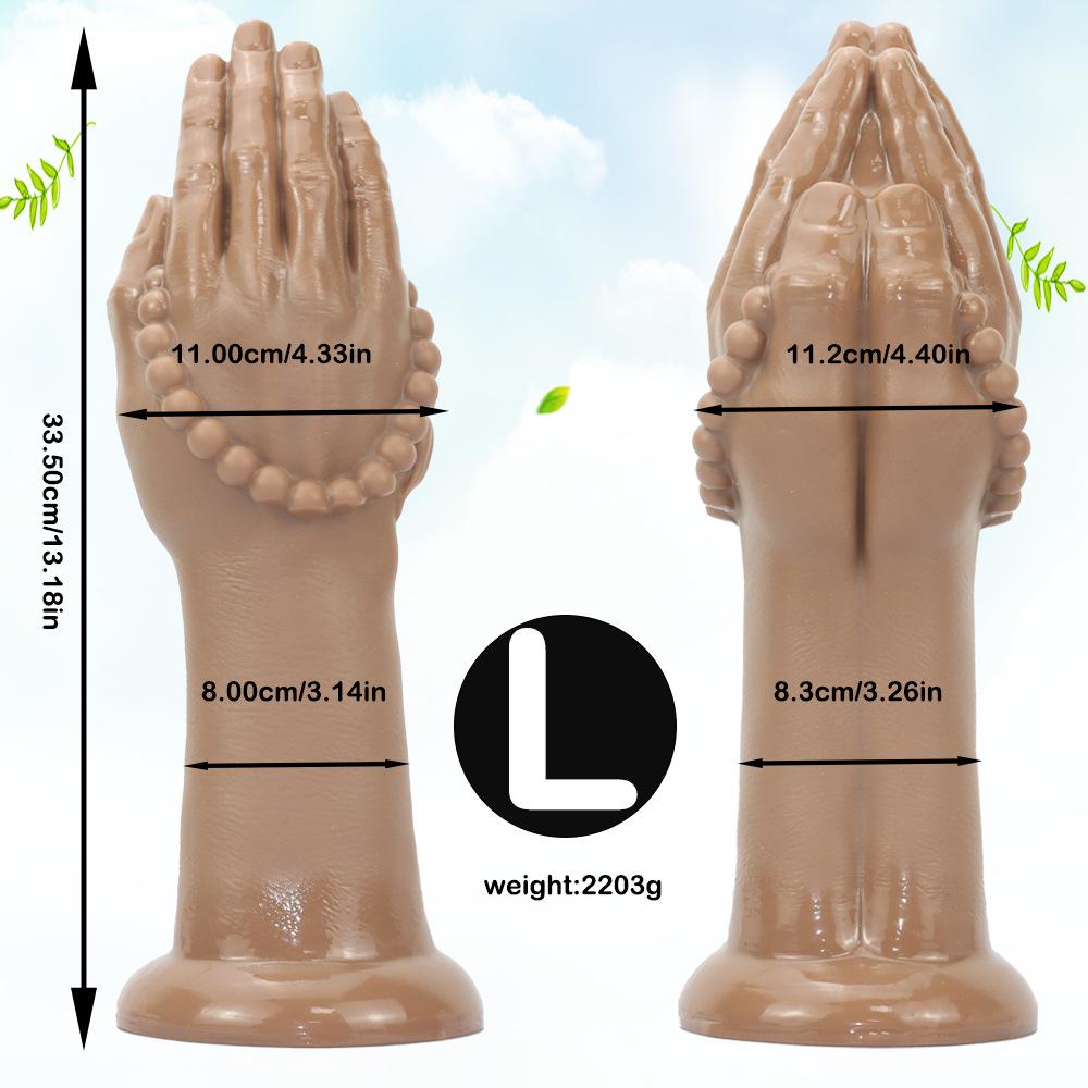 11 см трехразмерный кулак протез руки задняя часть корта анальная пробка очень большой ручной шарик анальный расширитель протез пениса секс-игрушки