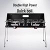 Outdoor Double Burner Portable Gas Stove