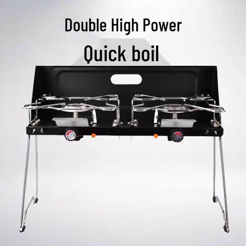 Outdoor Double Burner Portable Gas Stove