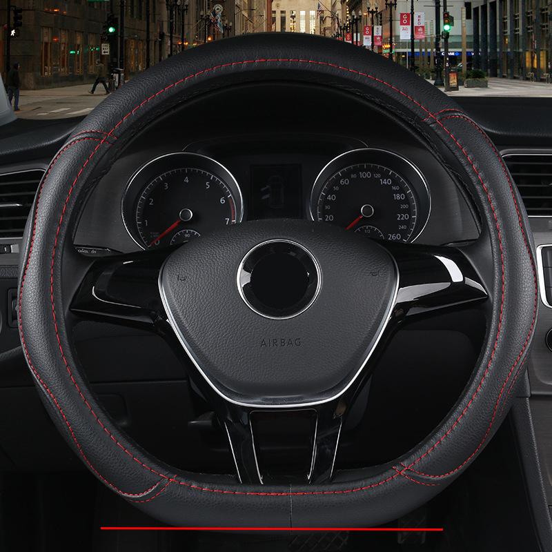 D Type Car Steering Wheel Cover for Citroen C3 II III 2009 - On C3 AIRCROSS 2017 - On Berlingo 3 C4 Picass