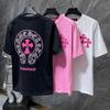 8760 2025 Summer New High Quality Cotton Round Neck Loose Large Size Men's and Women's T-shirt Couple T-shirt