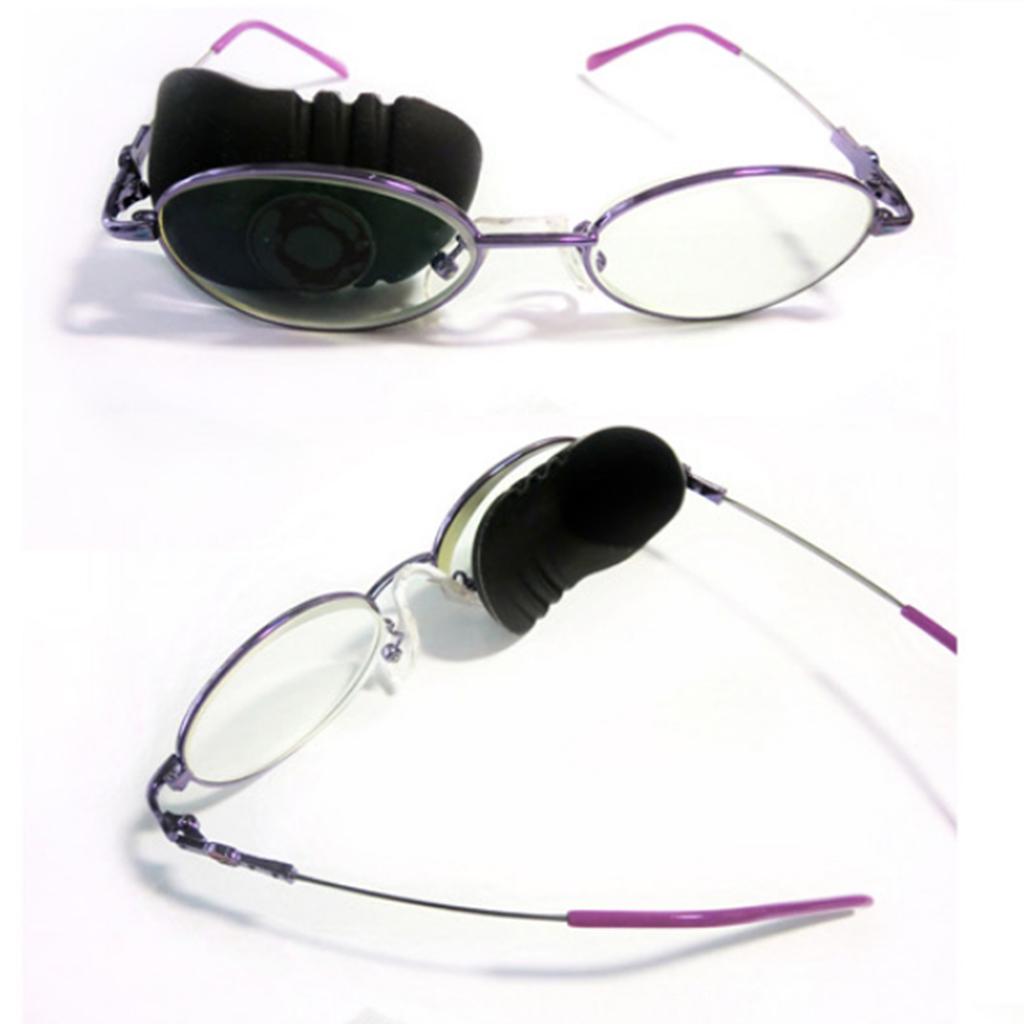 Многоразовые вакуумные повязки, пластыри для очков для детей с ленивым черным