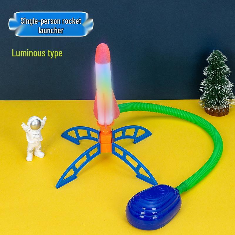 Детские уличные светящиеся игрушки-ракеты