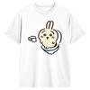Usagi On The Toilet Potty Chiikawa Hachiware Poop Pooping T Shirts Short Sleeve Tshirt Summer Cotton O-Neck Oversized Top Tees