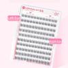 Comic Eye Glue Free Fake Eyelashes Soft Cluster False Lashes Individual Fake Eyelashes  Make Up