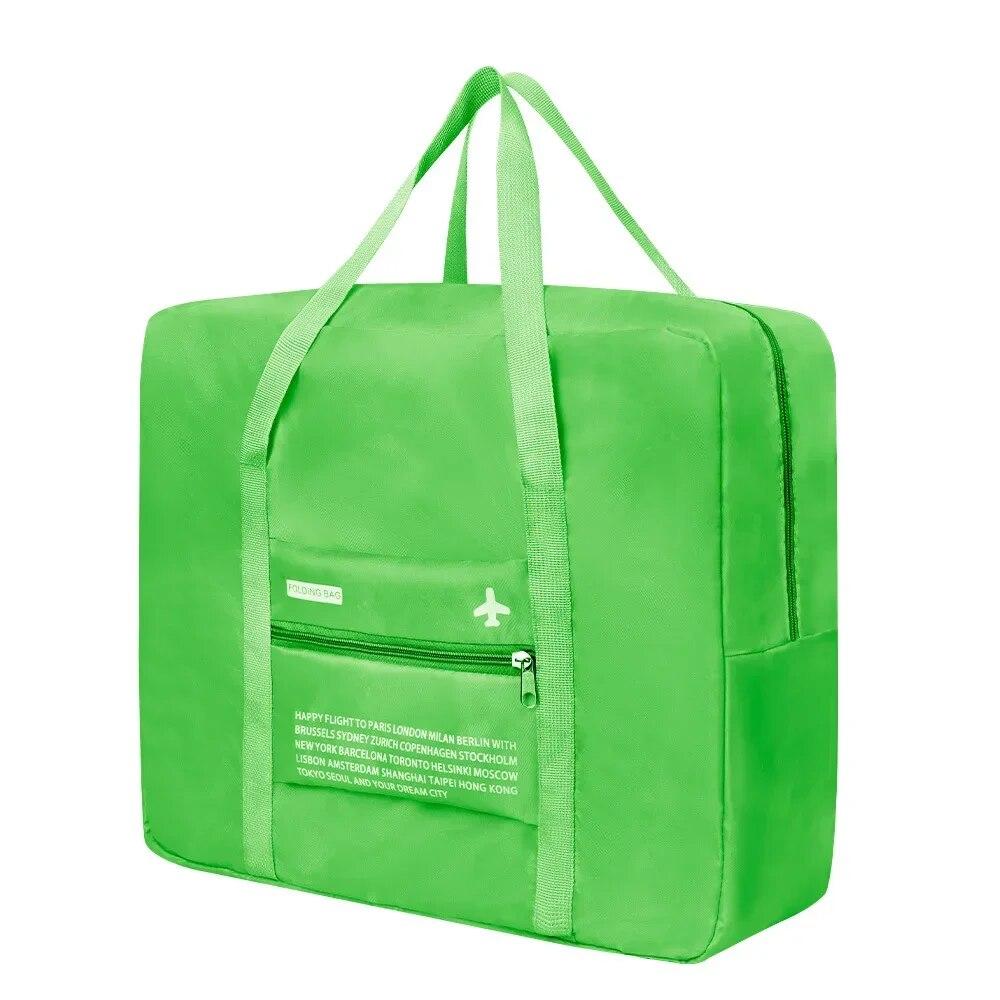 Портативная нейлоновая сумка большой емкости, складная сумка для хранения в самолете, водонепроницаемый органайзер для ручной клади, органайзер для путешествий