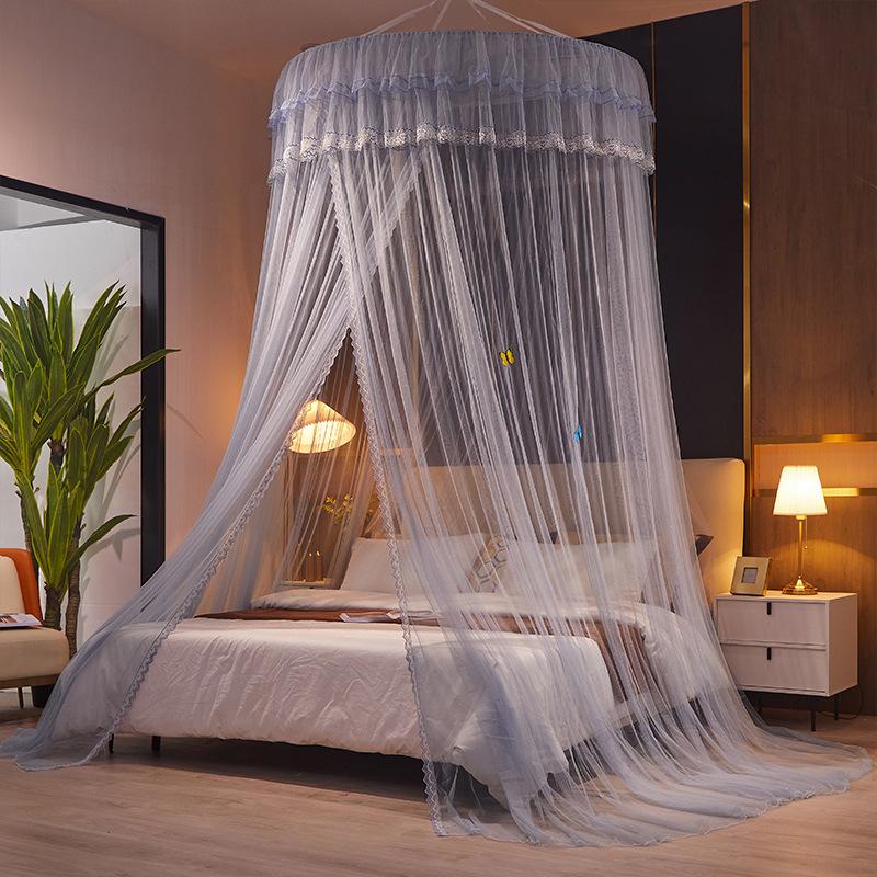 1.2M Children Bed Mosquito Net Girl Round Bed Tent Mosquito Nets Curtain Canopy for Double Bed Mosquito Net Home/Garden