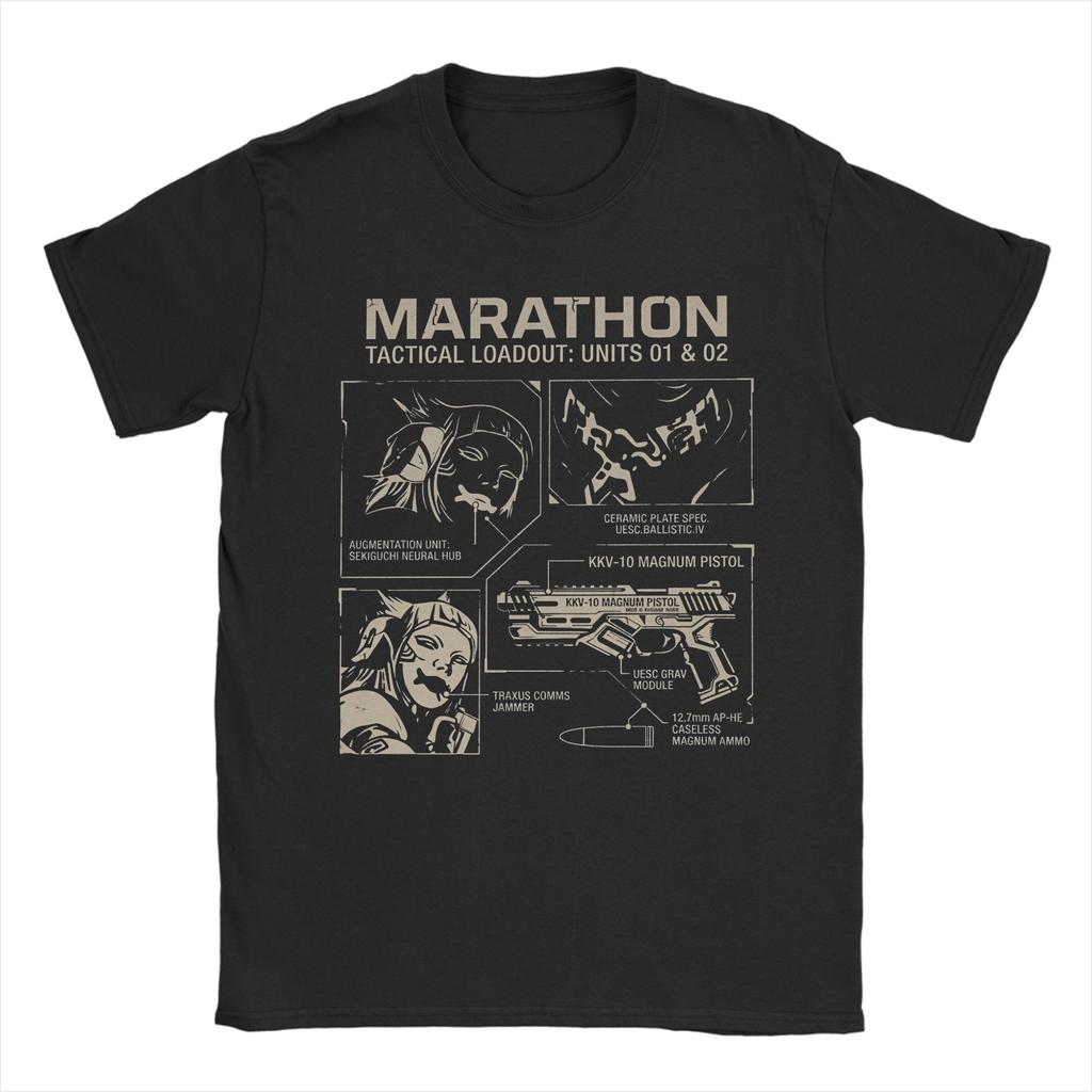 Game Marathon Graphic Printed T Shirts Unisex Women 100 Cotton Tee Shirt Clothing