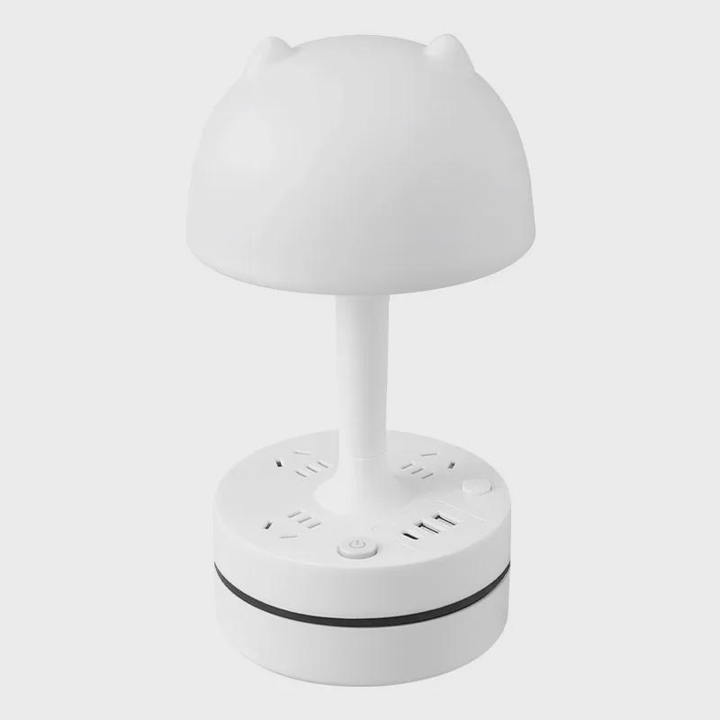 Многофункциональная настольная лампа с USB, ночником и местом для хранения вещей