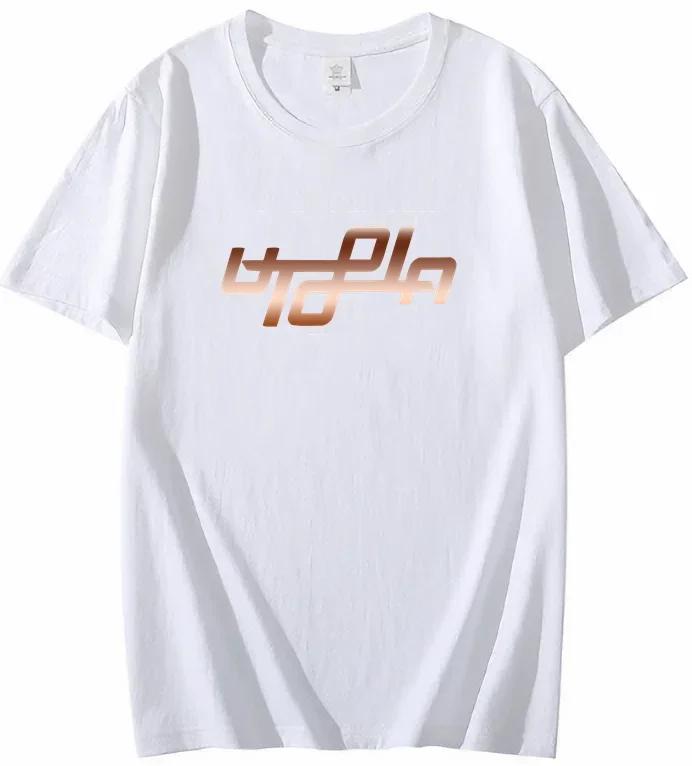 UTOPIA street fashion rap fan club pure cotton T-shirt Rapper Utopia Travis TS hip-hop top T-shirt oversized t shirt