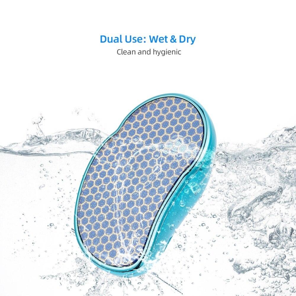 Пилочка для ног Жесткая омертвевшая кожа Средство для удаления мозолей Нано-стекло Инструменты для педикюра Скруббер для ног Профессиональный шлифовальный уход за кожей ног Pedicura