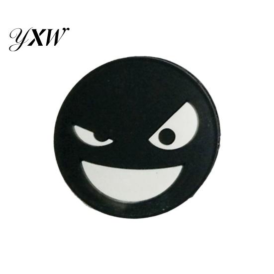Silicone Racket Dampeners Tennis Vibration Shock Durable Absorbers Reusable Smile Face Racquet String Dampener