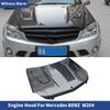 Капот из углеродного волокна, крышка двигателя, капот для Benz C-class W204 Amg C63, аксессуары для модификации автомобиля, комплект кузова 2007-2014