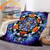 Flower of Life Flannel Cashmere Warm and Soft Fashion Blanket  Plush Sofa Bed  Throw  for Picnic