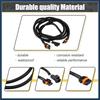 Fog Light Wiring Harness Kit 56045501AC for Dodge Ram 1500 2500 3500 4500 5500 Truck 2002-2010 Left Right Side Black ABS Stylish Design