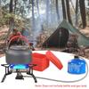 6000W Windproof Camping Gas Stove Folding Camping Gas Burner for Camping Hiking Travel