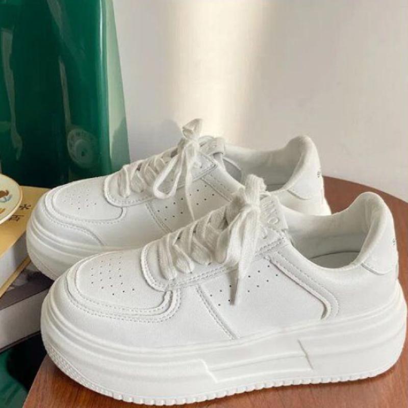 New Arrivals Open Run Women Casual White Daily High Heel Leather