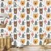 Bears and Spruces Wallpaper for Living Room and Bedroom 50x1000