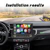 1Din Car Radio Android Auto/CarPlay Mirror Link 6.2" Touch Screen Bluetooth FM USB Colorful Lights Wince System