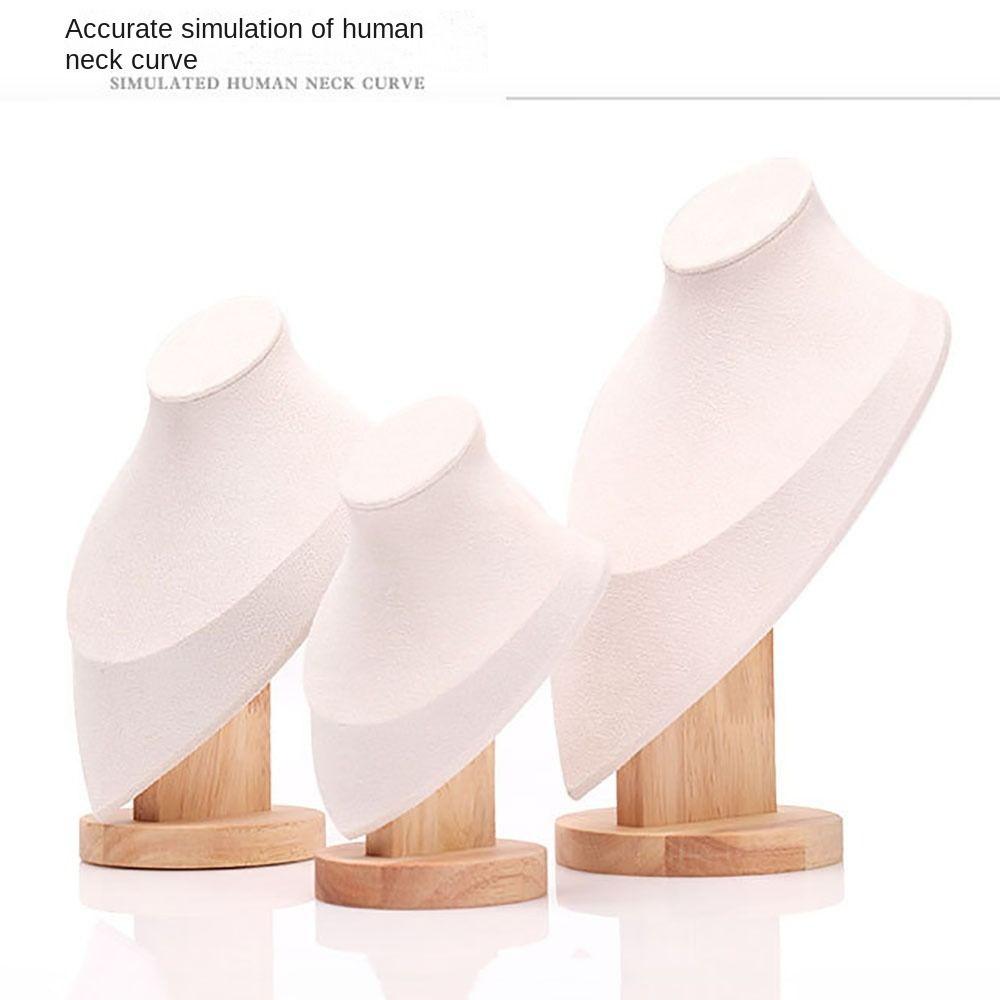 Show Jewelry Storage Rack Suede Neck Display Props New Necklace Display Rack Necklace