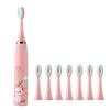 Cute Children's Electric Toothbrush Portable Ultrasonic Rechargeable Soft Bristled Cartoon Toothbrush Waterproof And Smart