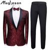 Men's Clothing Fashion Fancy Suit Men Business Casual Wedding Groom Dress Suit Men Suits & Blazers