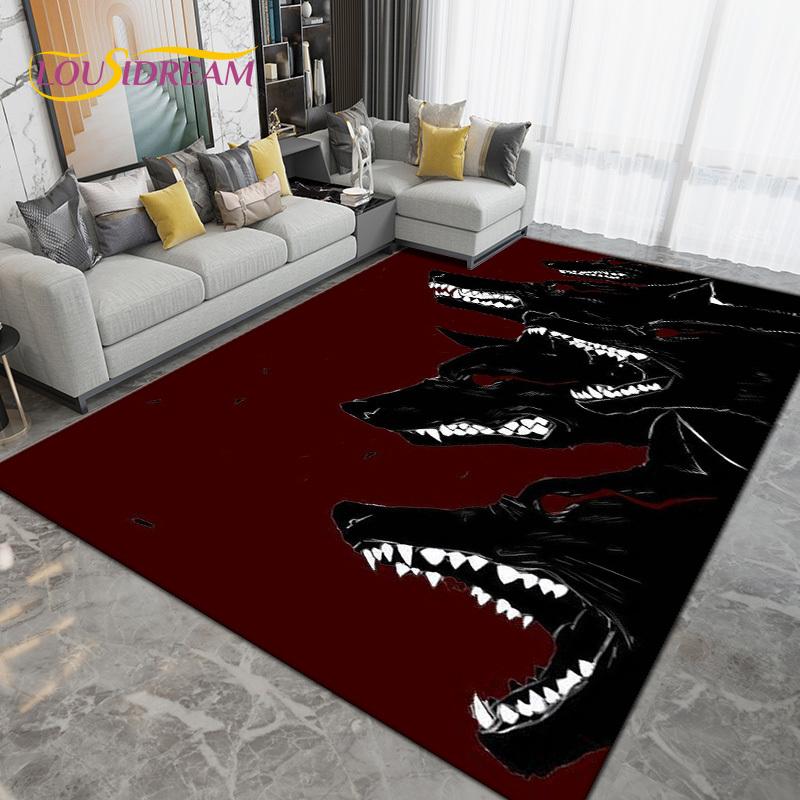 Wolf Wolf Spirit Series Area Rug Large, ковровое покрытие для гостиной, спальни, дивана, кухни, ванной комнаты, коврик для двери, нескользящий напольный коврик в подарок