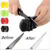 Thermal Micro Ceramic Rod Tungsten Steel Butterfly Two-stage Camping Pocket Kitchen Knife Sharpener Tool