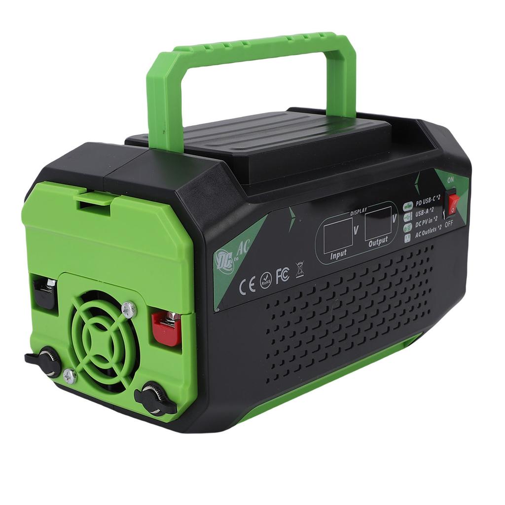 Car Inverter 500W 12V DC To 220V AC Fast Charge Display Screen Vehicles Inverter Converter with 2 USB 2 Type C 2