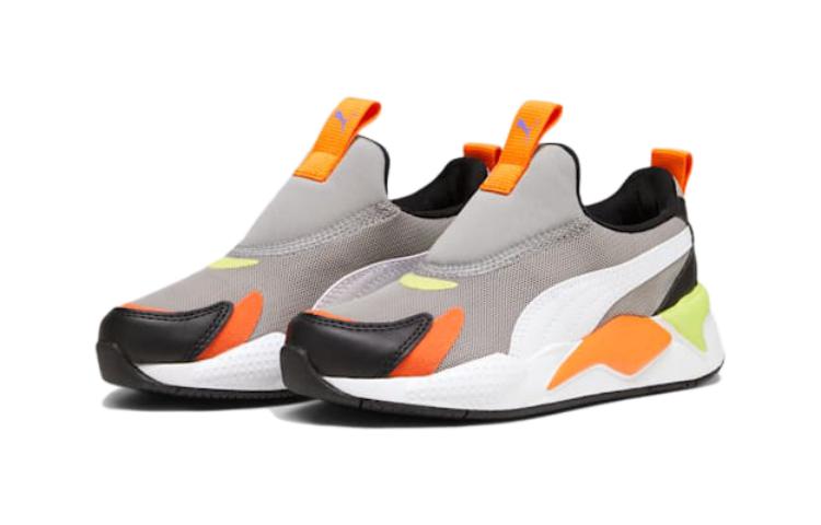 Puma RS-X3 Slip-On для маленьких детей 'Бетонно-серый Рики Оранжевый' 309676-11