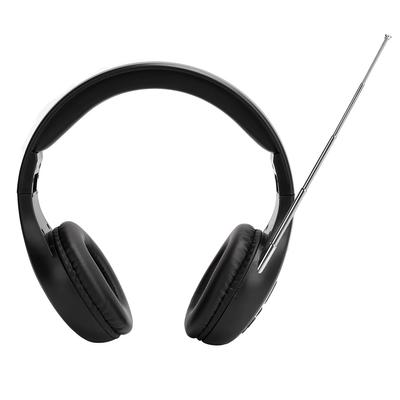 Vbestlife Персональные FM-радио наушники для обучения с внешней антенной и ЖК-экраном для пробежек и повседневной работы, гарнитура 3,5 мм,