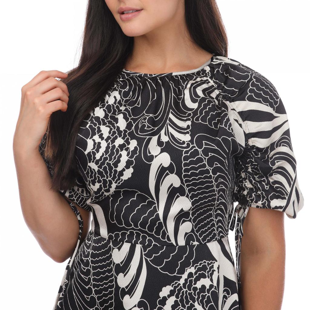 Ted Baker Womens/Ladies Faridda Printed Puff Sleeve Mini Dress