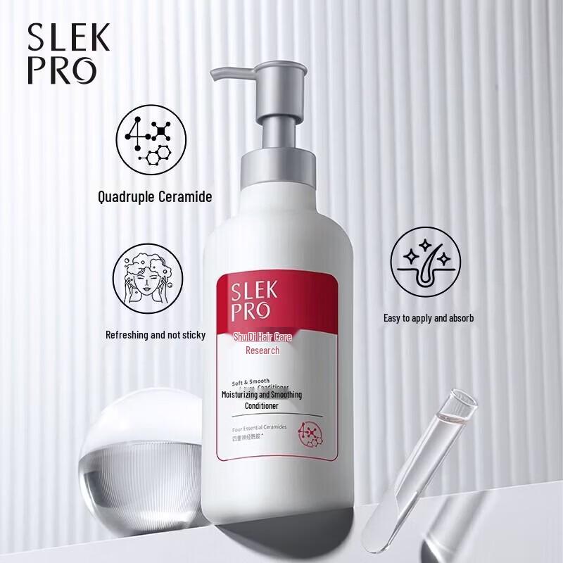 SLEK PRO Глубоко очищающий гель для душа и волос против перхоти, 5 шт.